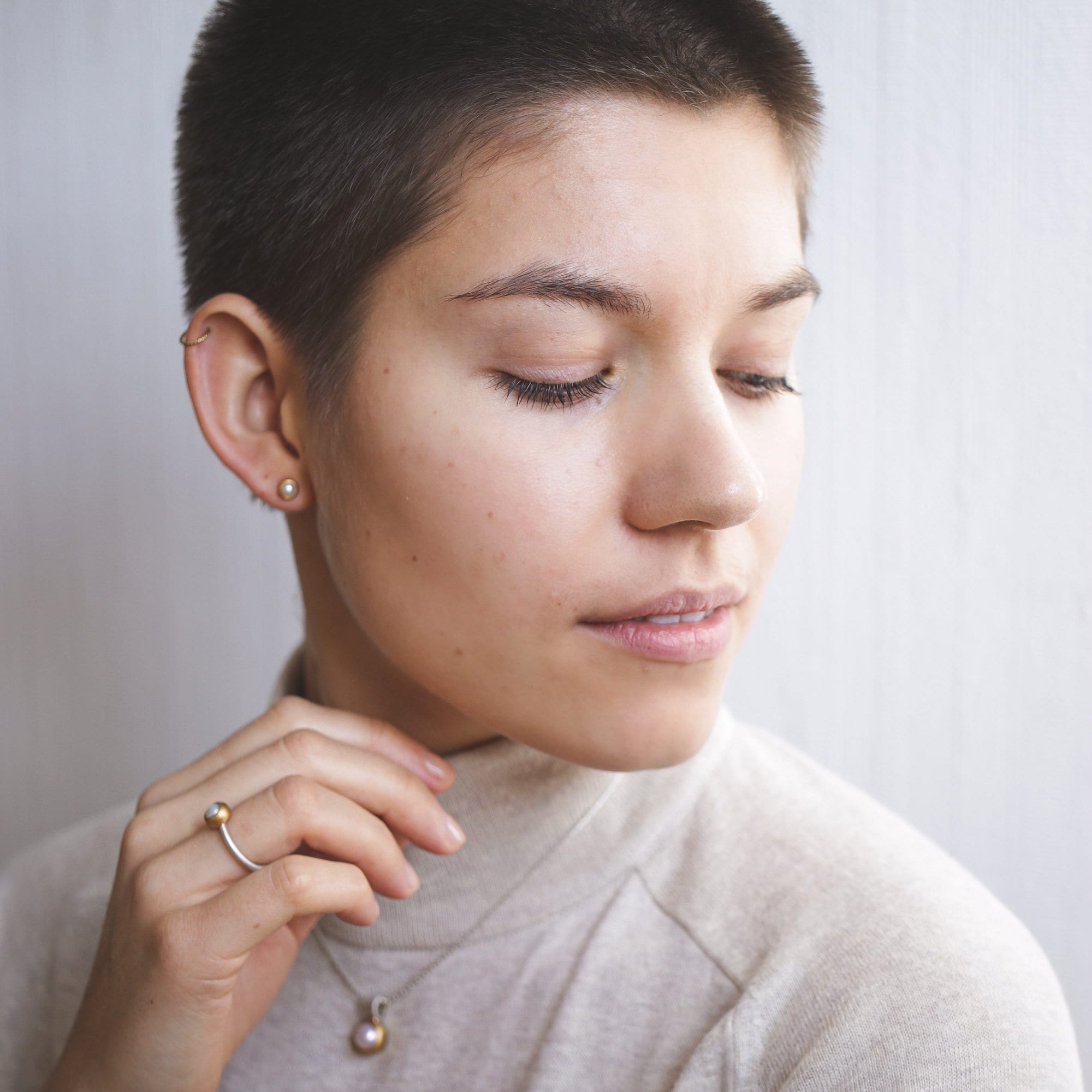 Pearl Ear-Studs