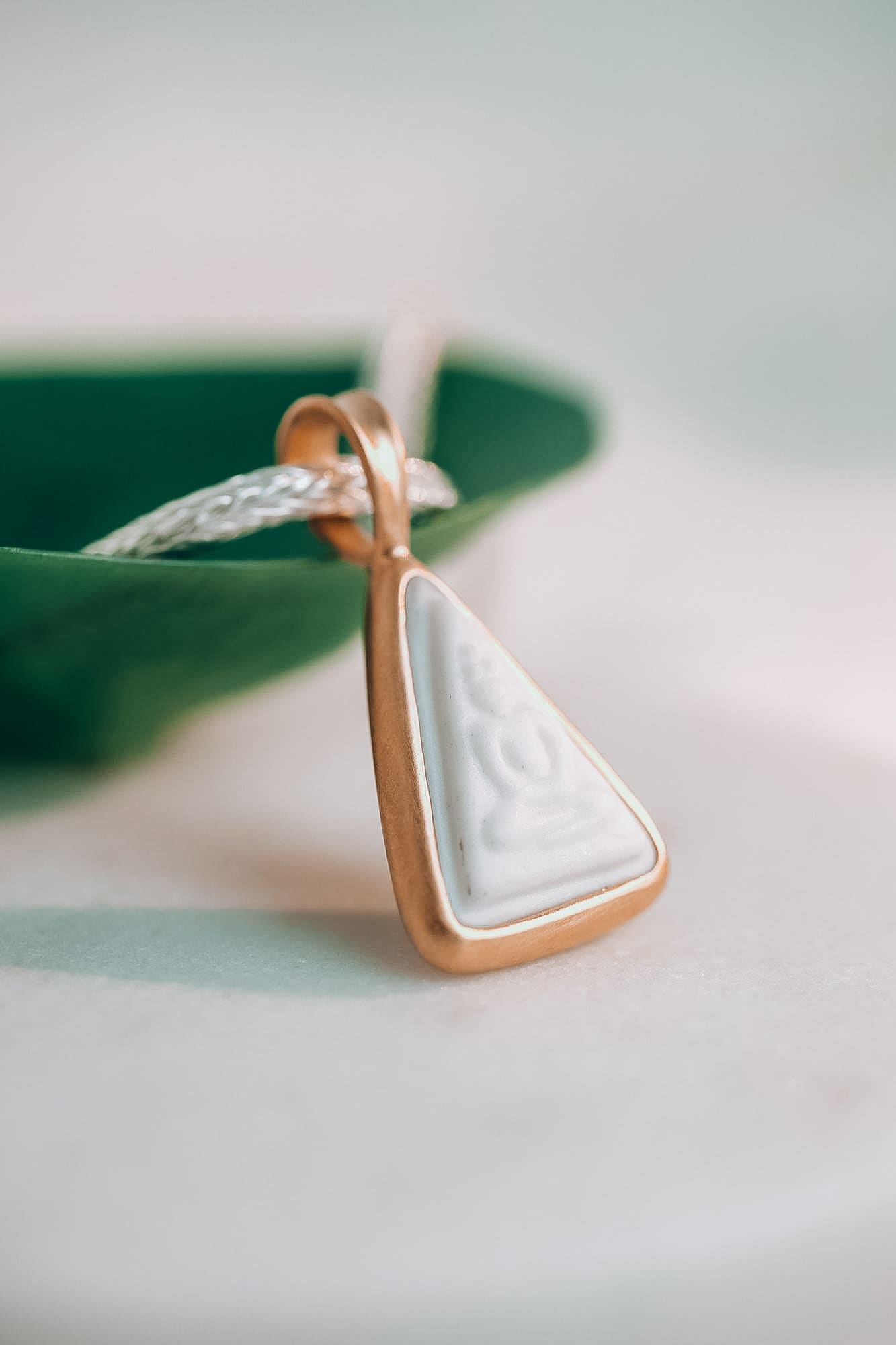 Buddha ceramic pendant