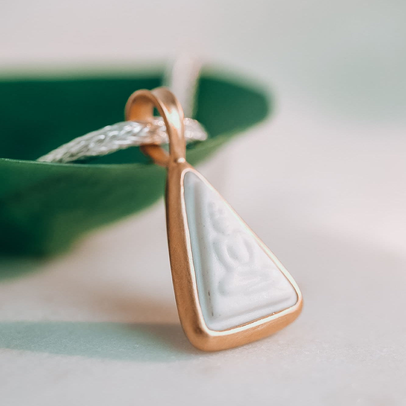 Buddha ceramic pendant