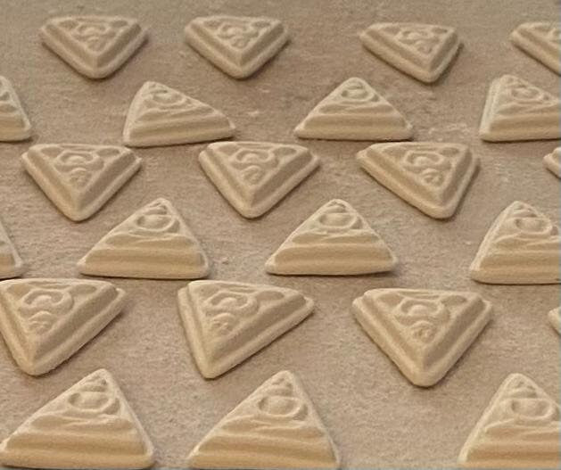 Buddha ceramic pendant