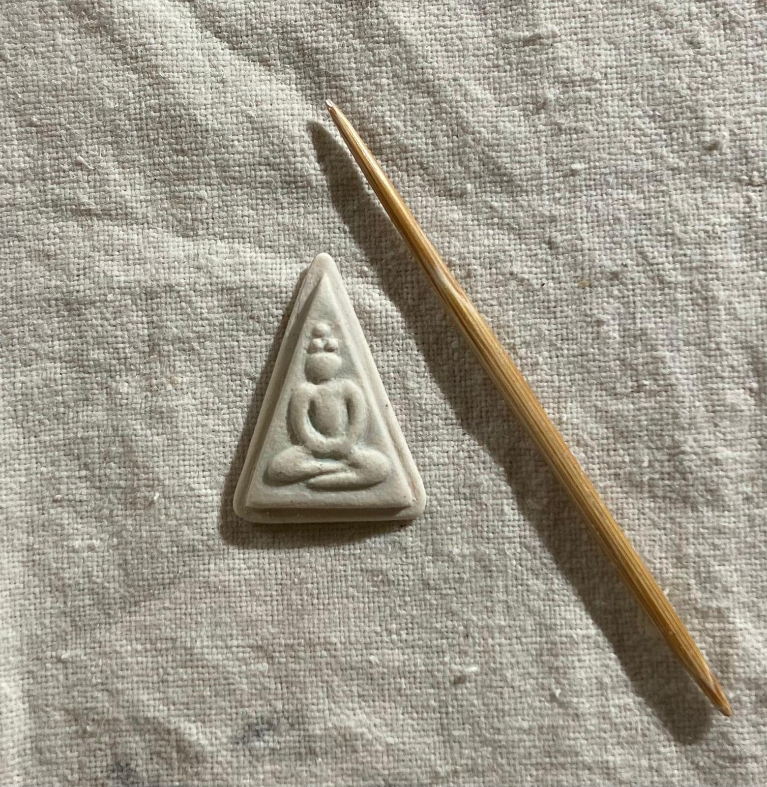 Buddha ceramic pendant
