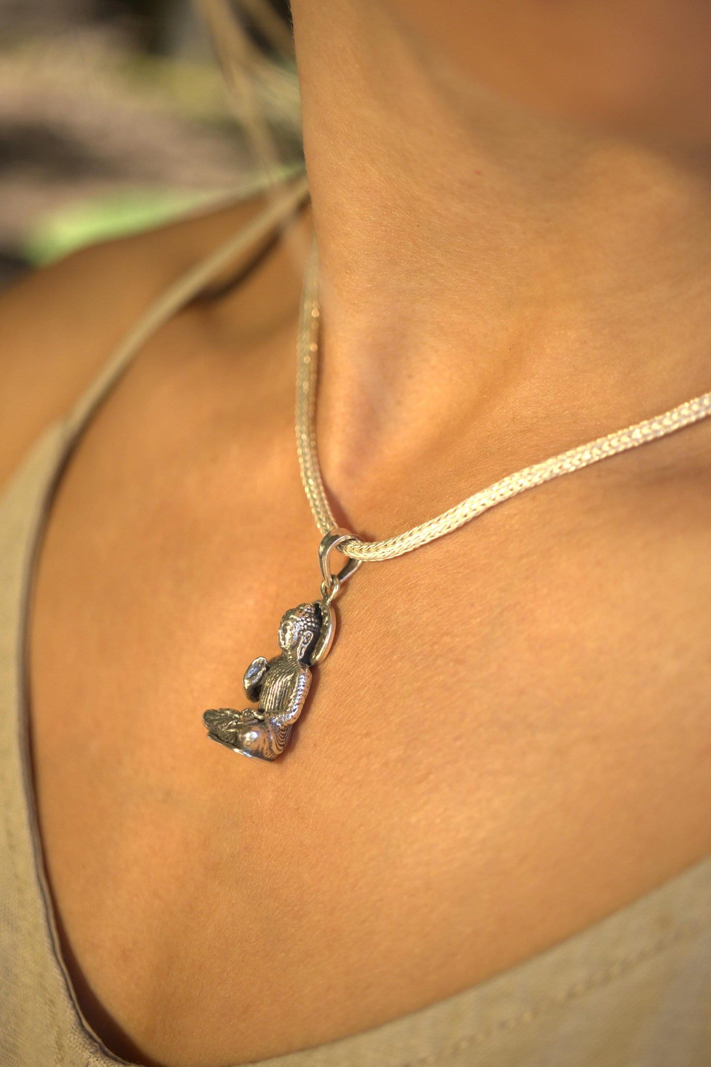 Buddha Anhänger Silber