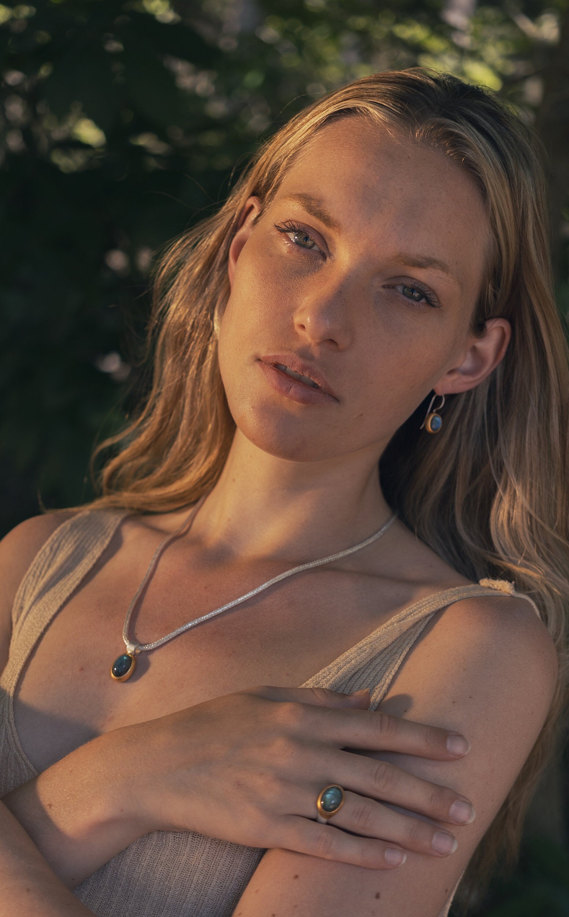 Labradorite earrings, handmade high quality artisanal -earrings, mixed metals -jewelry, Sterling Silver ...jewelry, golden ''' earrings