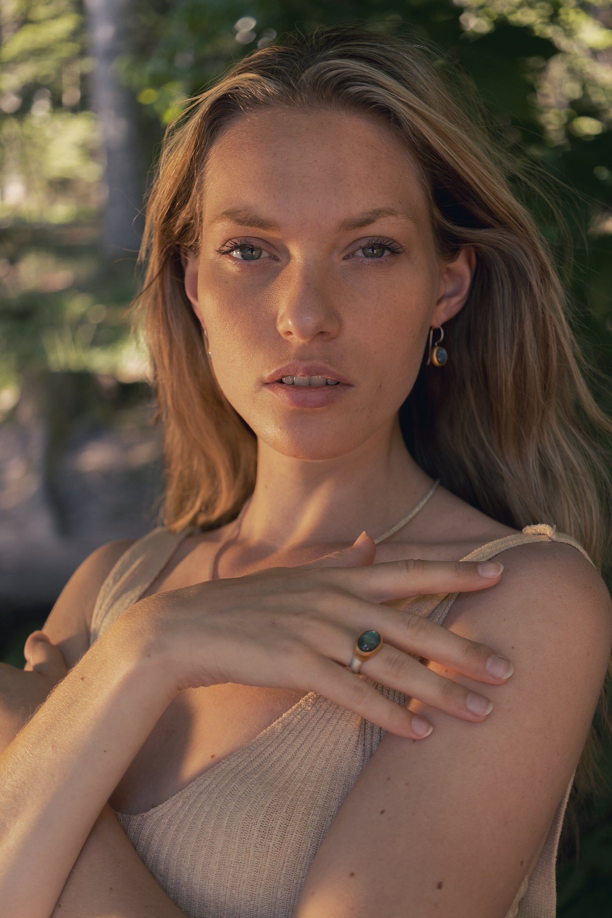 Labradorite earrings, handmade high quality artisanal -earrings, mixed metals -jewelry, Sterling Silver ...jewelry, golden ''' earrings