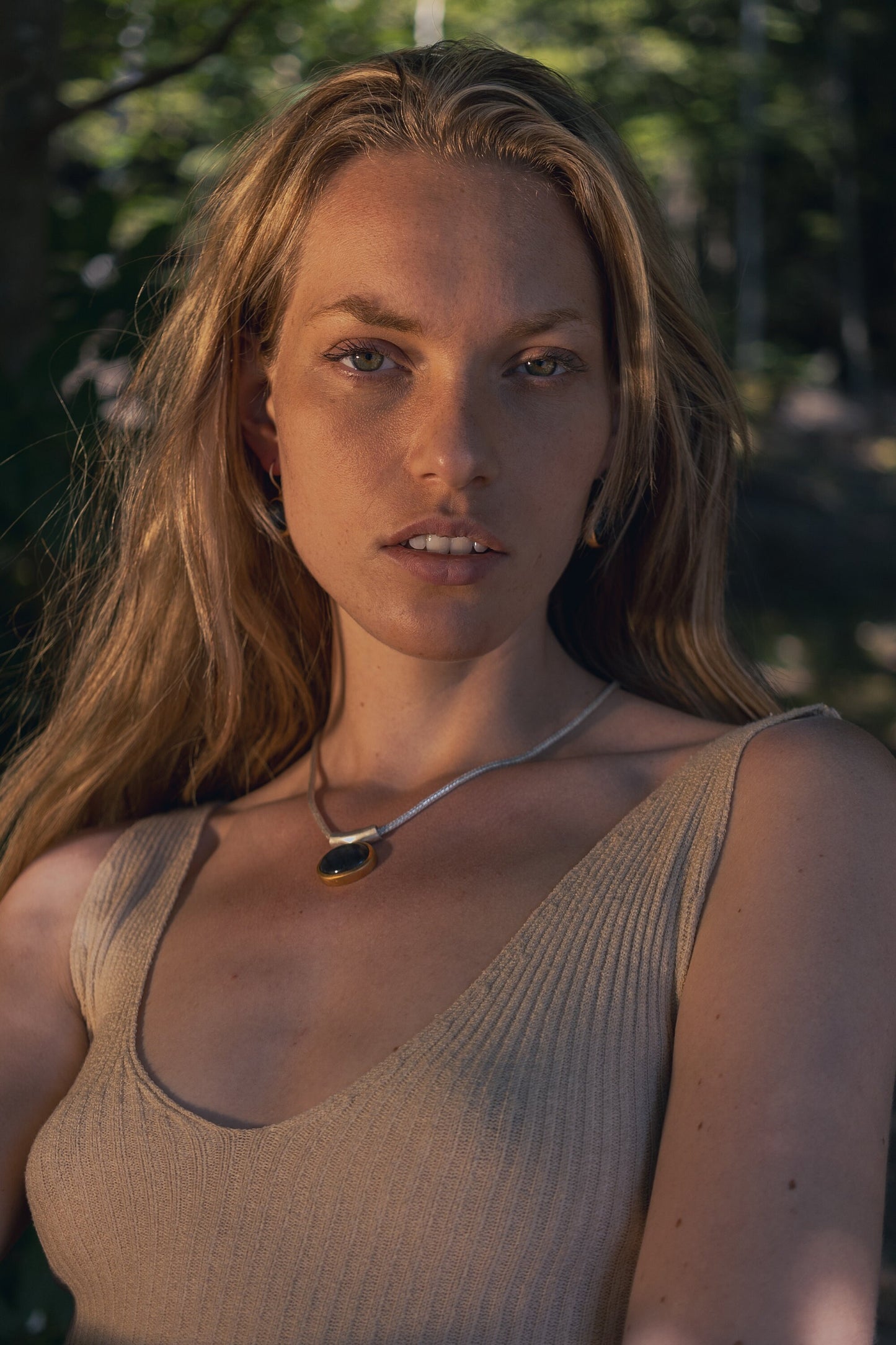 Anhänger Labradorite big, mixed metals -jewelry, handmade high quality artisanal pendant, Sterling Siver ...jewelry with gold setting