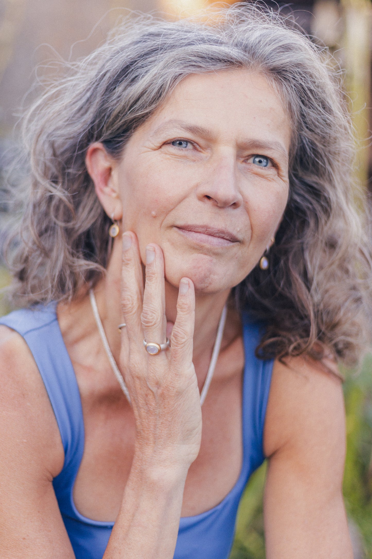 Mondstein Ohrhänger