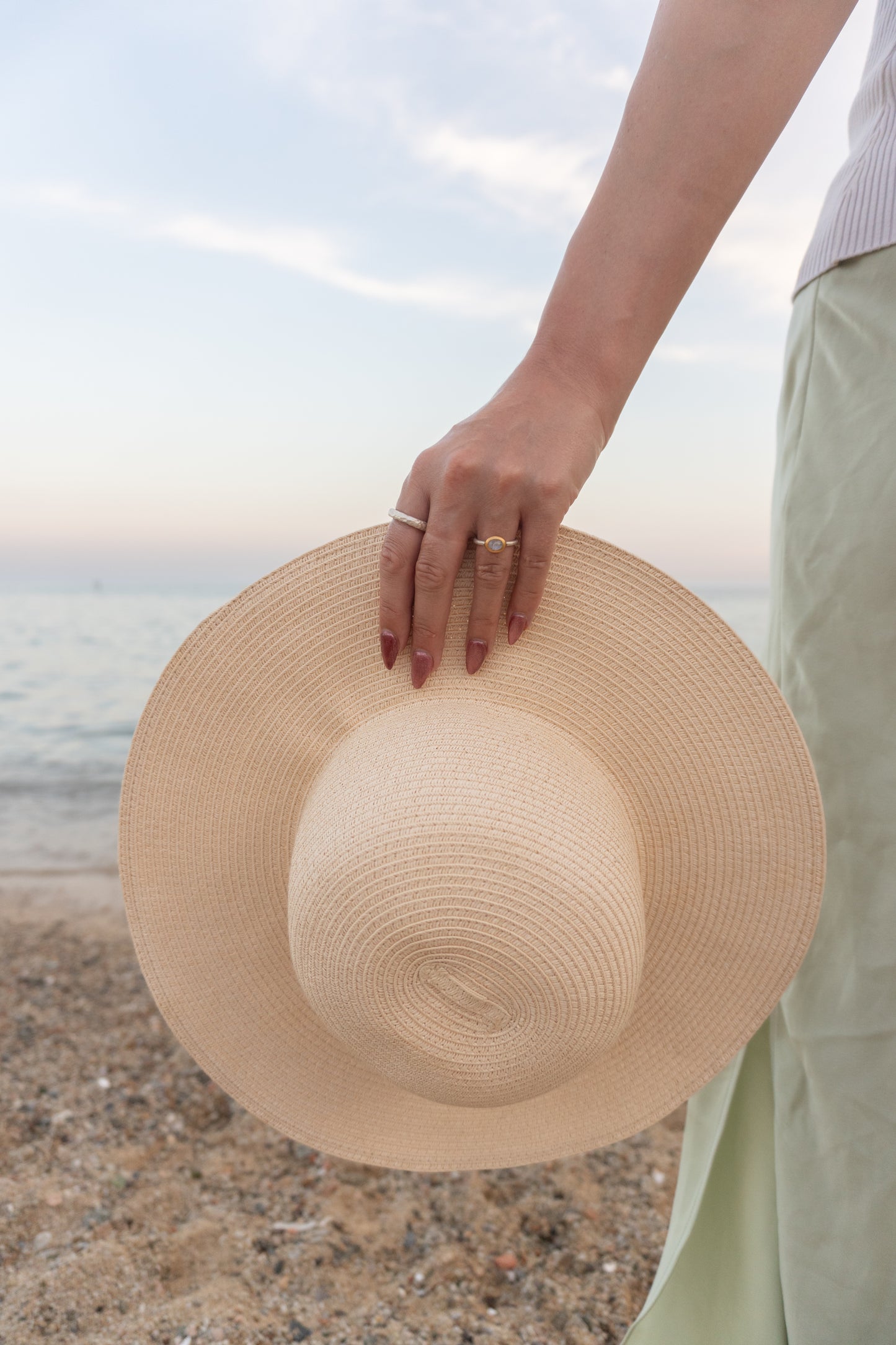 Mondstein Ring klein