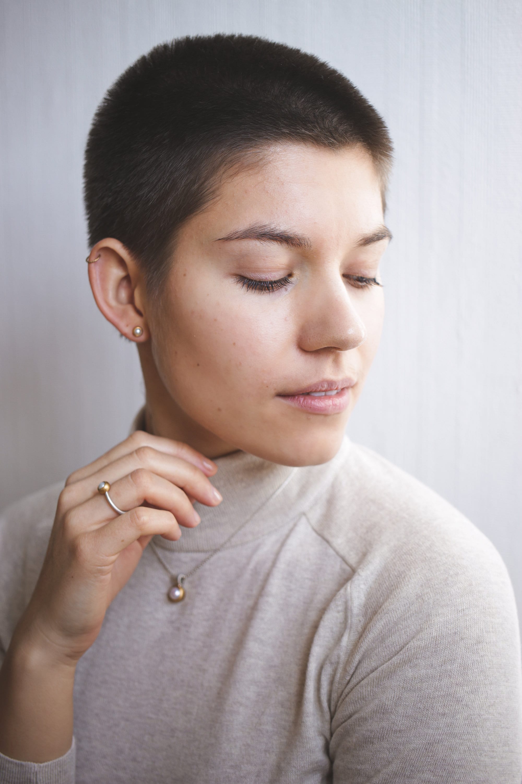 Pearl Ear-Studs