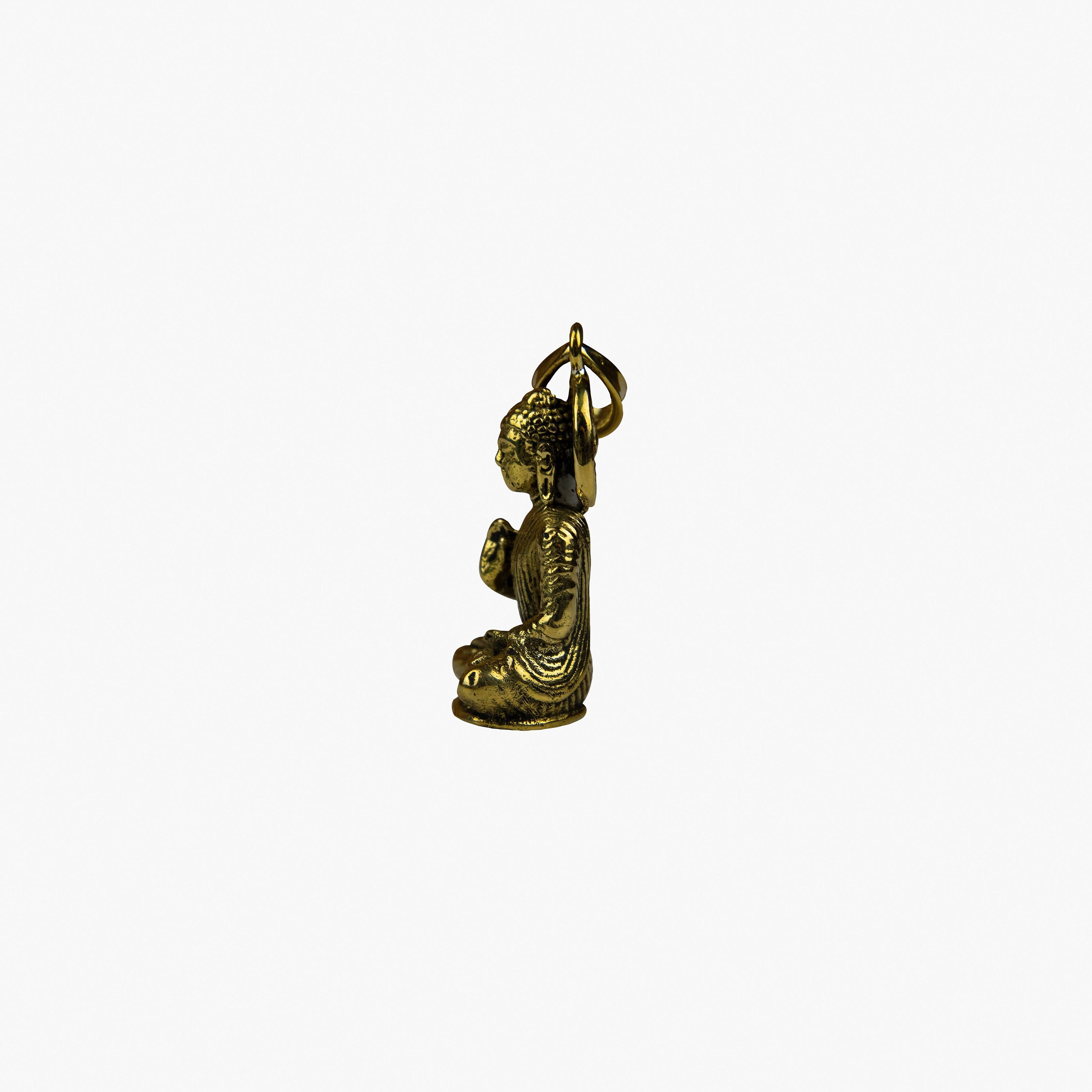 Buddha Anhänger aus massivem Messing & Gold MonikaHerré