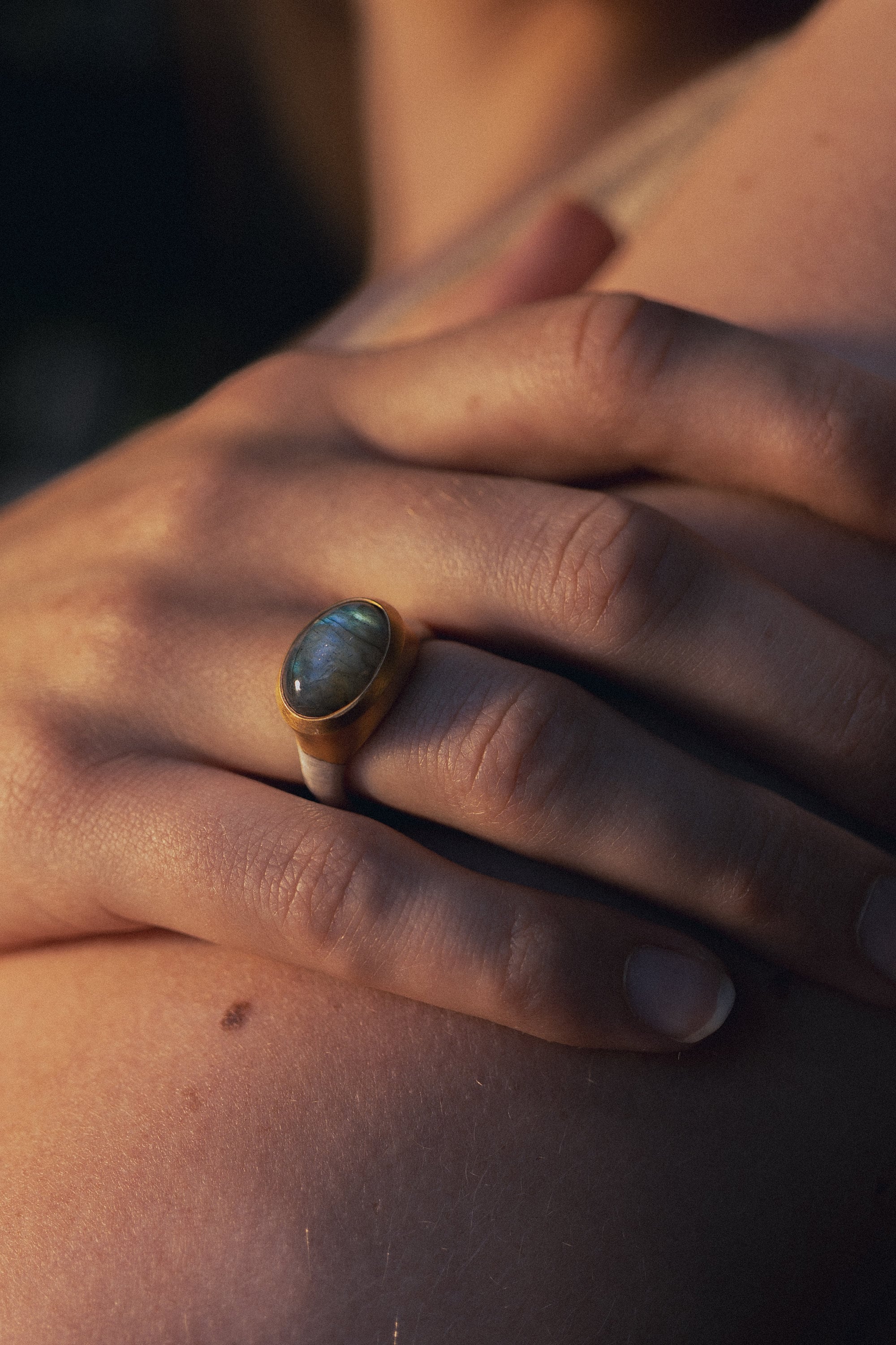 Labradorit Ring
